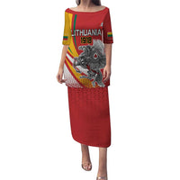 Personalized Lithuania Independence Day Puletasi Lithuanian Vytis Swoosh - Wonder Print Shop