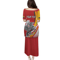 Personalized Lithuania Independence Day Puletasi Lithuanian Vytis Swoosh - Wonder Print Shop