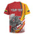 Personalized Lithuania Independence Day Rugby Jersey Lithuanian Vytis Swoosh - Wonder Print Shop