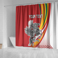 Personalized Lithuania Independence Day Shower Curtain Lithuanian Vytis Swoosh
