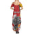 Personalized Lithuania Independence Day Summer Maxi Dress Lithuanian Vytis Swoosh - Wonder Print Shop