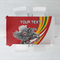 Personalized Lithuania Independence Day Tablecloth Lithuanian Vytis Swoosh - Wonder Print Shop