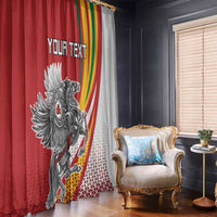 Personalized Lithuania Independence Day Window Curtain Lithuanian Vytis Swoosh - Wonder Print Shop