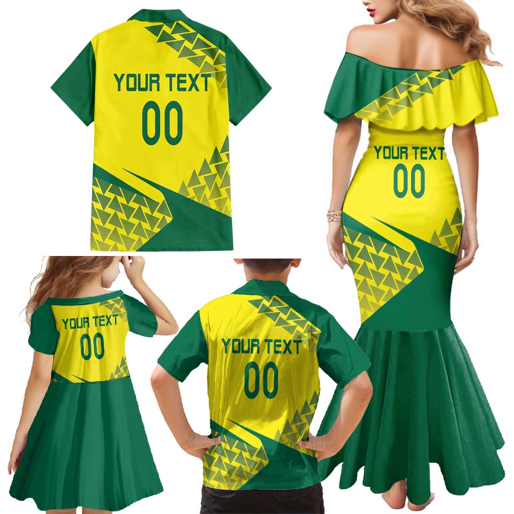 Custom Lithuania Volleyball Family Matching Mermaid Dress and Hawaiian Shirt Go Champion Sporty Style - Wonder Print Shop