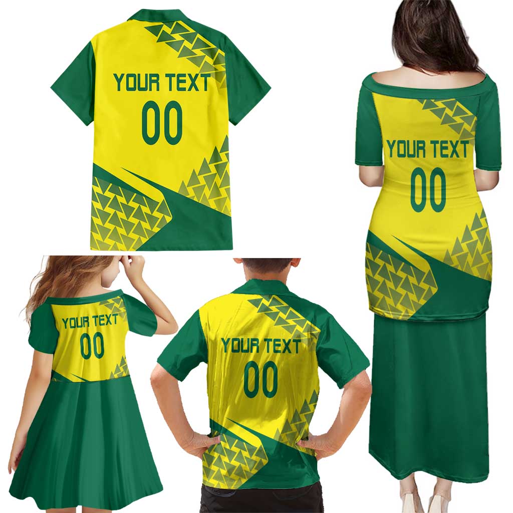 Custom Lithuania Volleyball Family Matching Puletasi and Hawaiian Shirt Go Champion Sporty Style - Wonder Print Shop