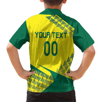 Custom Lithuania Volleyball Family Matching Short Sleeve Bodycon Dress and Hawaiian Shirt Go Champion Sporty Style - Wonder Print Shop