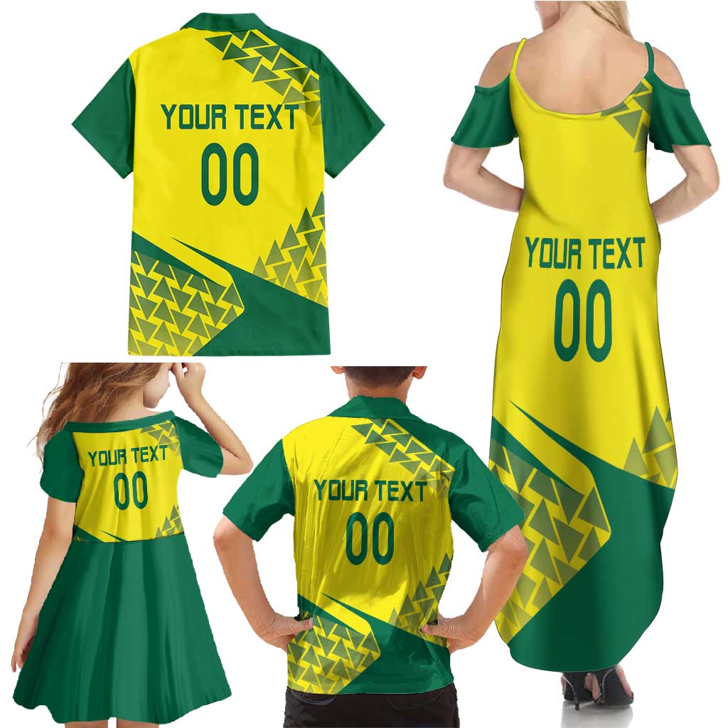 Custom Lithuania Volleyball Family Matching Summer Maxi Dress and Hawaiian Shirt Go Champion Sporty Style - Wonder Print Shop