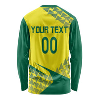 Custom Lithuania Volleyball Long Sleeve Shirt Go Champion Sporty Style - Wonder Print Shop
