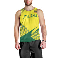 Custom Lithuania Volleyball Men Tank Top Go Champion Sporty Style - Wonder Print Shop