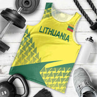 Custom Lithuania Volleyball Men Tank Top Go Champion Sporty Style - Wonder Print Shop