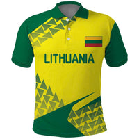 Custom Lithuania Volleyball Polo Shirt Go Champion Sporty Style - Wonder Print Shop