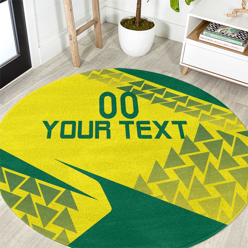 Custom Lithuania Volleyball Round Carpet Go Champion Sporty Style