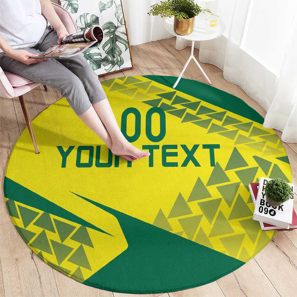Custom Lithuania Volleyball Round Carpet Go Champion Sporty Style