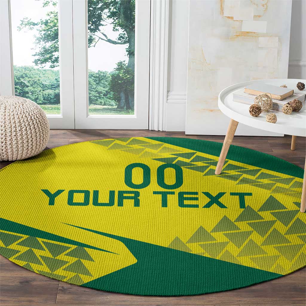 Custom Lithuania Volleyball Round Carpet Go Champion Sporty Style