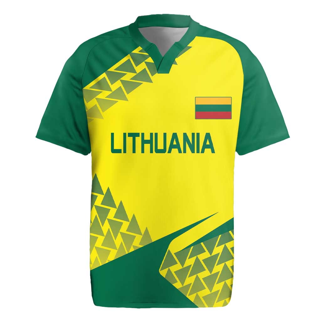 Custom Lithuania Volleyball Rugby Jersey Go Champion Sporty Style - Wonder Print Shop