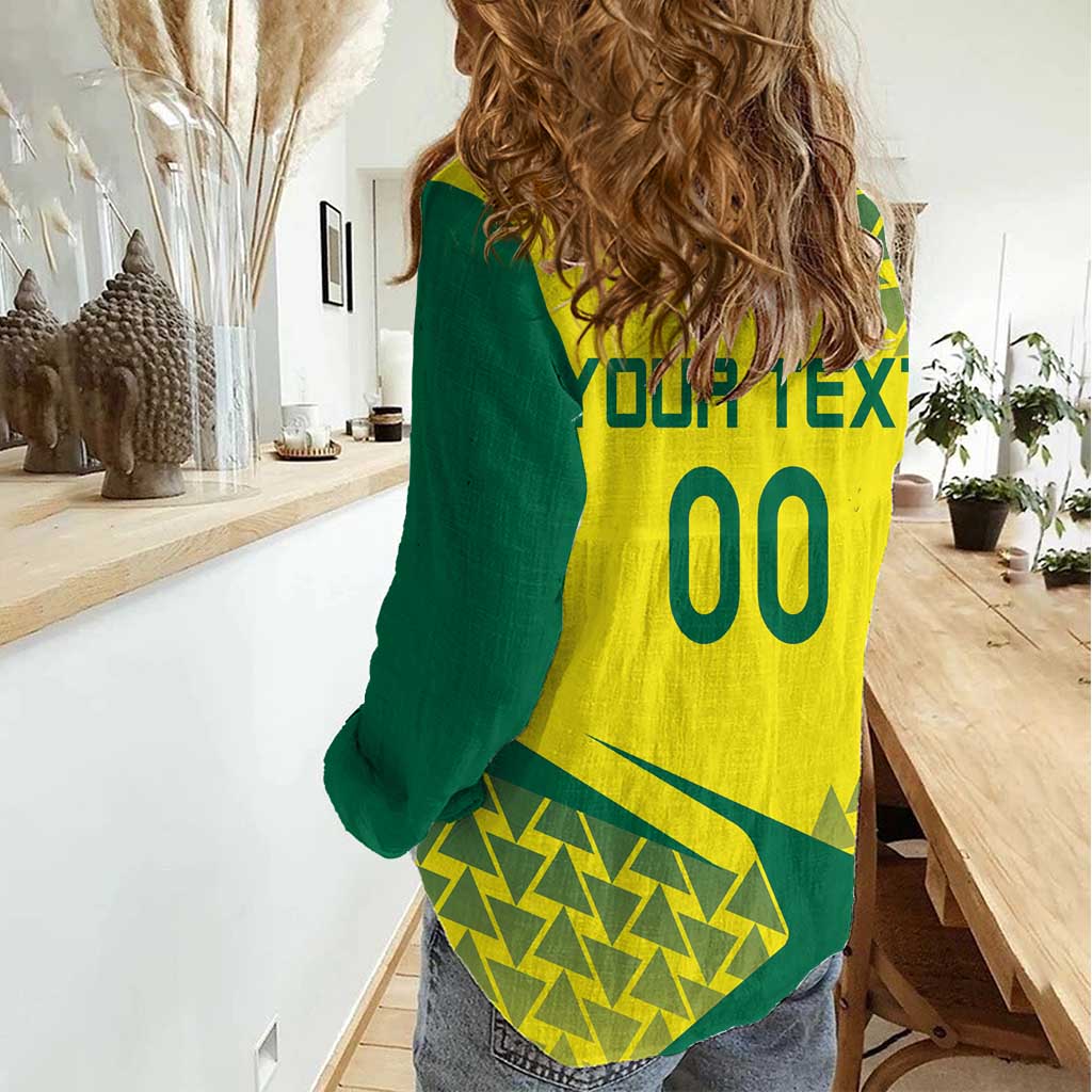 Custom Lithuania Volleyball Women Casual Shirt Go Champion Sporty Style - Wonder Print Shop