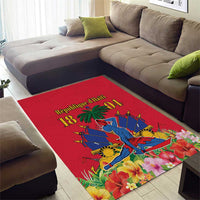 Haiti Independence Day Area Rug Le Marron Inconnu Unity Makes Strength - Wonder Print Shop