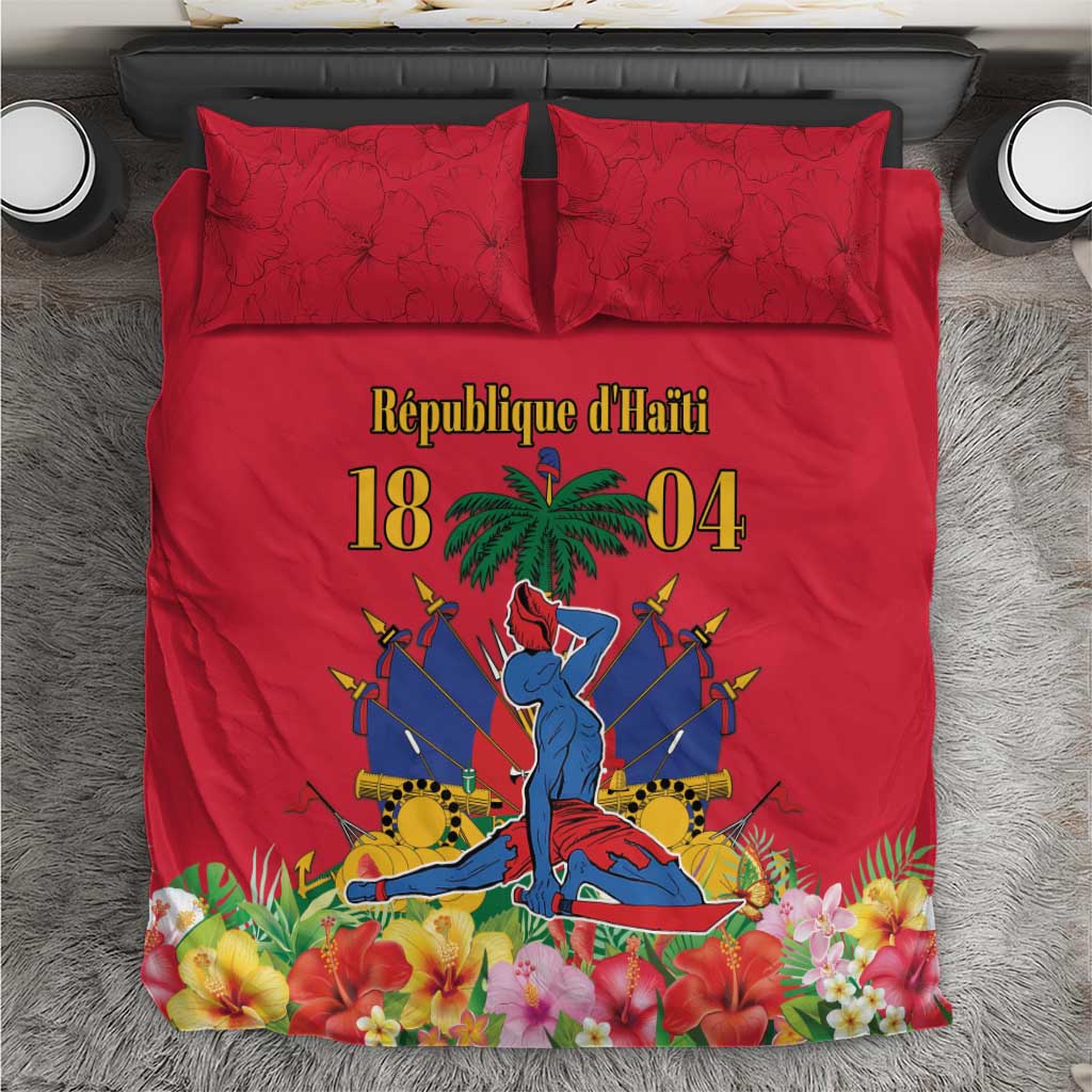 Haiti Independence Day Bedding Set Le Marron Inconnu Unity Makes Strength - Wonder Print Shop