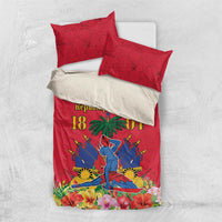 Haiti Independence Day Bedding Set Le Marron Inconnu Unity Makes Strength - Wonder Print Shop