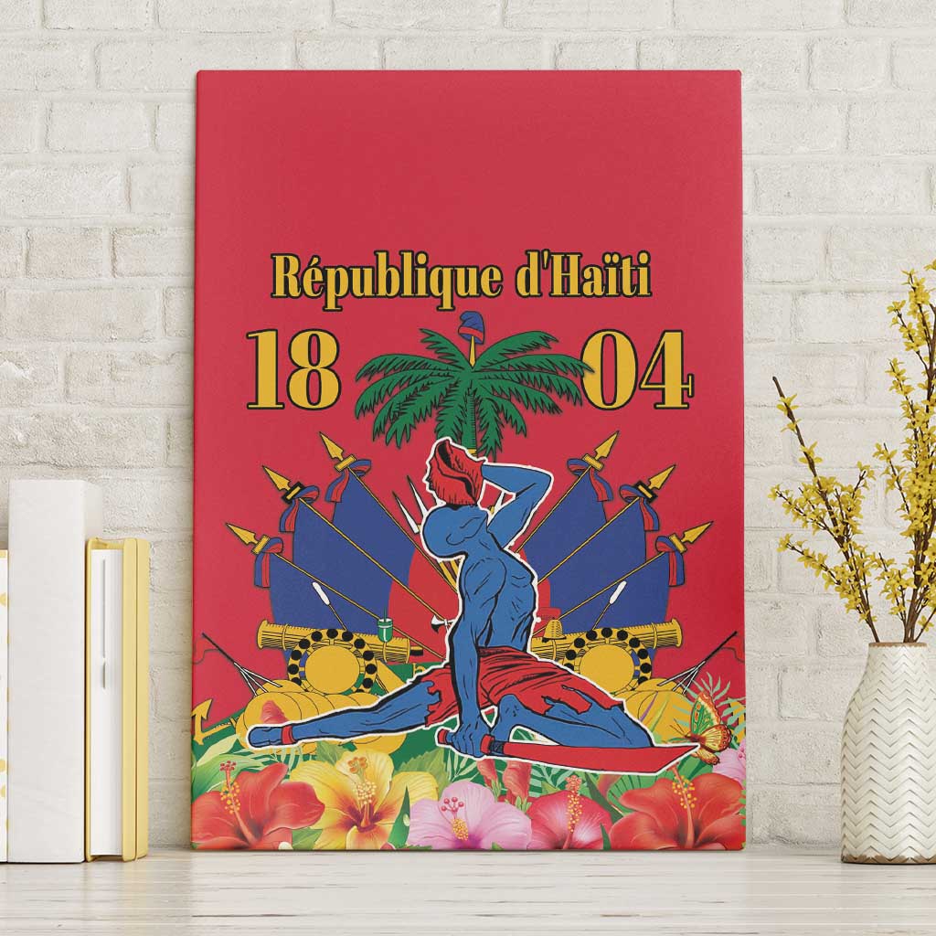 Haiti Independence Day Canvas Wall Art Le Marron Inconnu Unity Makes Strength - Wonder Print Shop