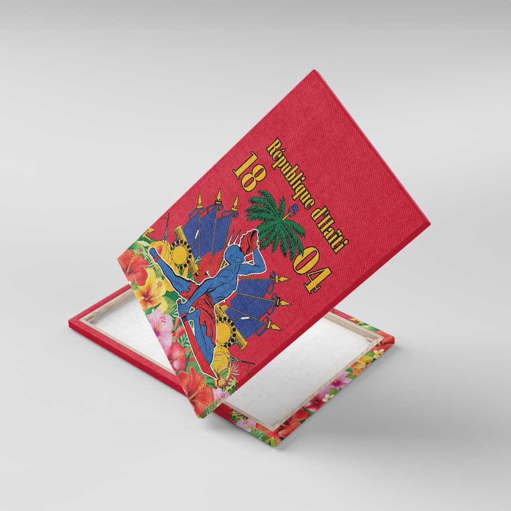 Haiti Independence Day Canvas Wall Art Le Marron Inconnu Unity Makes Strength - Wonder Print Shop