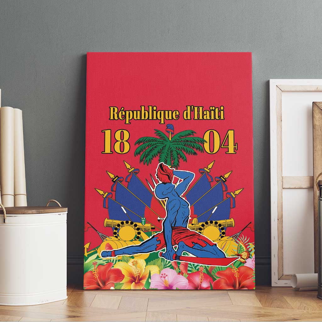 Haiti Independence Day Canvas Wall Art Le Marron Inconnu Unity Makes Strength - Wonder Print Shop