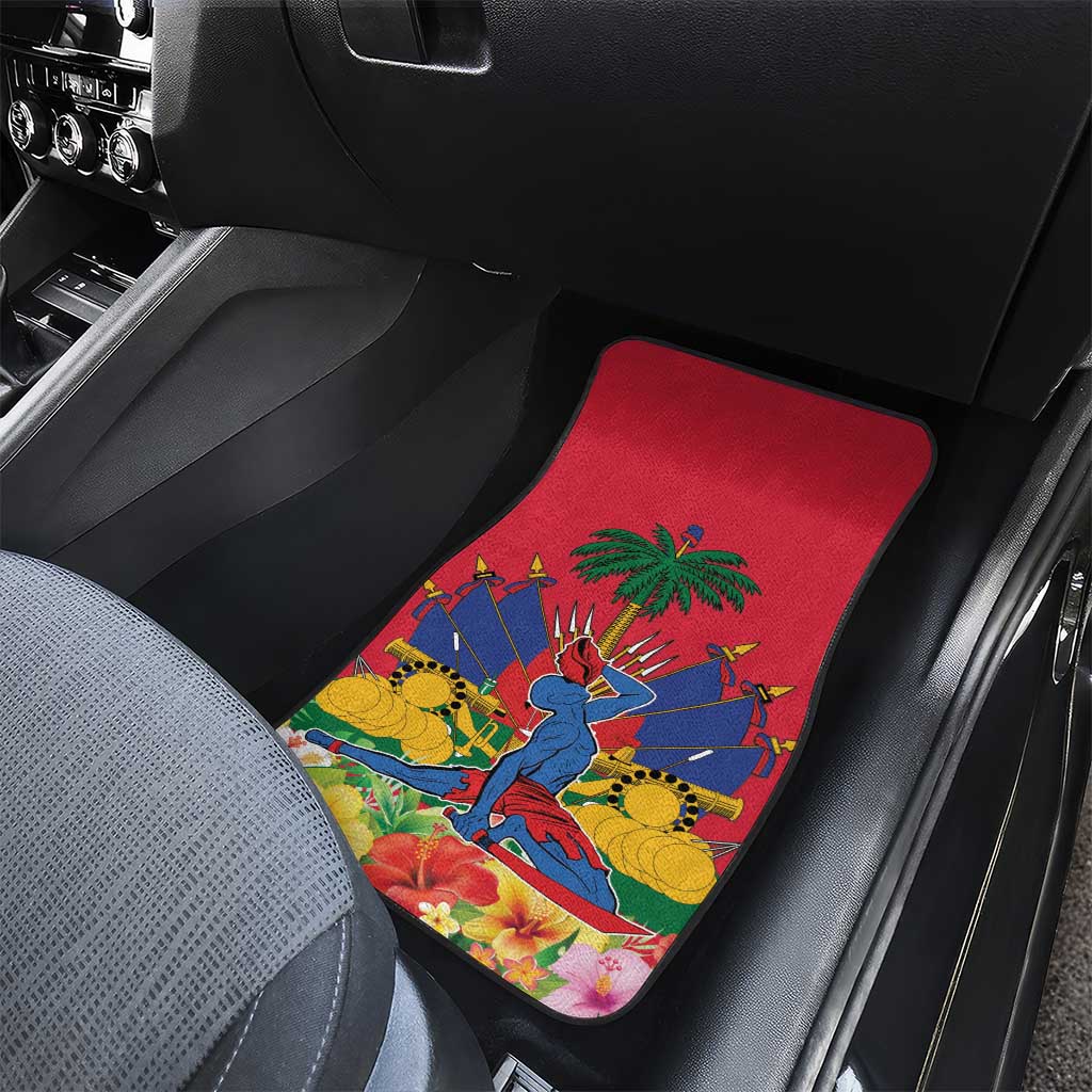 Haiti Independence Day Car Mats Le Marron Inconnu Unity Makes Strength - Wonder Print Shop