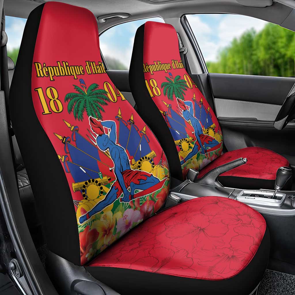 Haiti Independence Day Car Seat Cover Le Marron Inconnu Unity Makes Strength - Wonder Print Shop