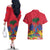 Haiti Independence Day Couples Matching Off The Shoulder Long Sleeve Dress and Hawaiian Shirt Le Marron Inconnu Unity Makes Strength - Wonder Print Shop
