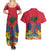 Haiti Independence Day Couples Matching Summer Maxi Dress and Hawaiian Shirt Le Marron Inconnu Unity Makes Strength - Wonder Print Shop