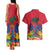 Haiti Independence Day Couples Matching Tank Maxi Dress and Hawaiian Shirt Le Marron Inconnu Unity Makes Strength - Wonder Print Shop