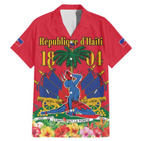 Haiti Independence Day Family Matching Mermaid Dress and Hawaiian Shirt Le Marron Inconnu Unity Makes Strength - Wonder Print Shop