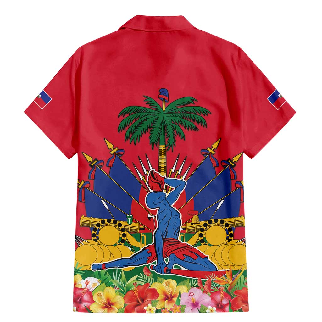 Haiti Independence Day Family Matching Mermaid Dress and Hawaiian Shirt Le Marron Inconnu Unity Makes Strength - Wonder Print Shop