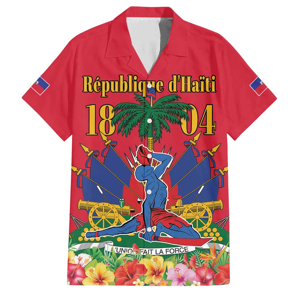 Haiti Independence Day Family Matching Puletasi and Hawaiian Shirt Le Marron Inconnu Unity Makes Strength - Wonder Print Shop