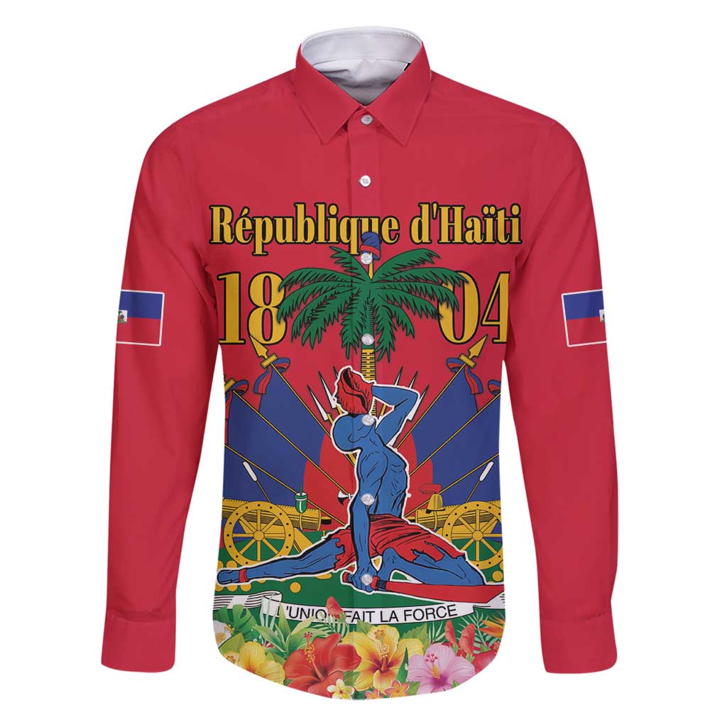 Haiti Independence Day Family Matching Puletasi and Hawaiian Shirt Le Marron Inconnu Unity Makes Strength - Wonder Print Shop