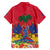 Haiti Independence Day Family Matching Short Sleeve Bodycon Dress and Hawaiian Shirt Le Marron Inconnu Unity Makes Strength - Wonder Print Shop