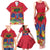 Haiti Independence Day Family Matching Tank Maxi Dress and Hawaiian Shirt Le Marron Inconnu Unity Makes Strength - Wonder Print Shop
