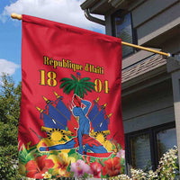 Haiti Independence Day Garden Flag Le Marron Inconnu Unity Makes Strength - Wonder Print Shop