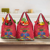 Haiti Independence Day Grocery Bag Le Marron Inconnu Unity Makes Strength