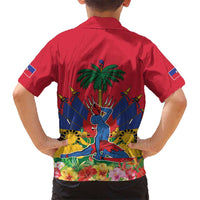 Haiti Independence Day Kid Hawaiian Shirt Le Marron Inconnu Unity Makes Strength - Wonder Print Shop