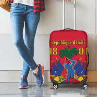 Haiti Independence Day Luggage Cover Le Marron Inconnu Unity Makes Strength - Wonder Print Shop