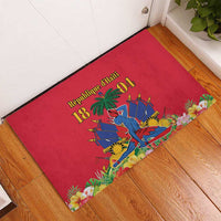 Haiti Independence Day Rubber Doormat Le Marron Inconnu Unity Makes Strength - Wonder Print Shop