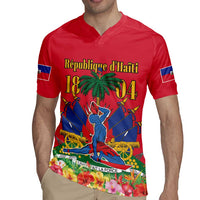 Haiti Independence Day Rugby Jersey Le Marron Inconnu Unity Makes Strength - Wonder Print Shop