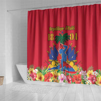 Haiti Independence Day Shower Curtain Le Marron Inconnu Unity Makes Strength