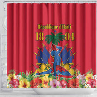 Haiti Independence Day Shower Curtain Le Marron Inconnu Unity Makes Strength