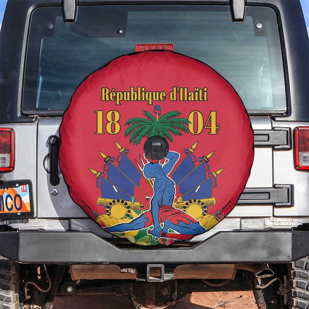 Haiti Independence Day Spare Tire Cover Le Marron Inconnu Unity Makes Strength - Wonder Print Shop