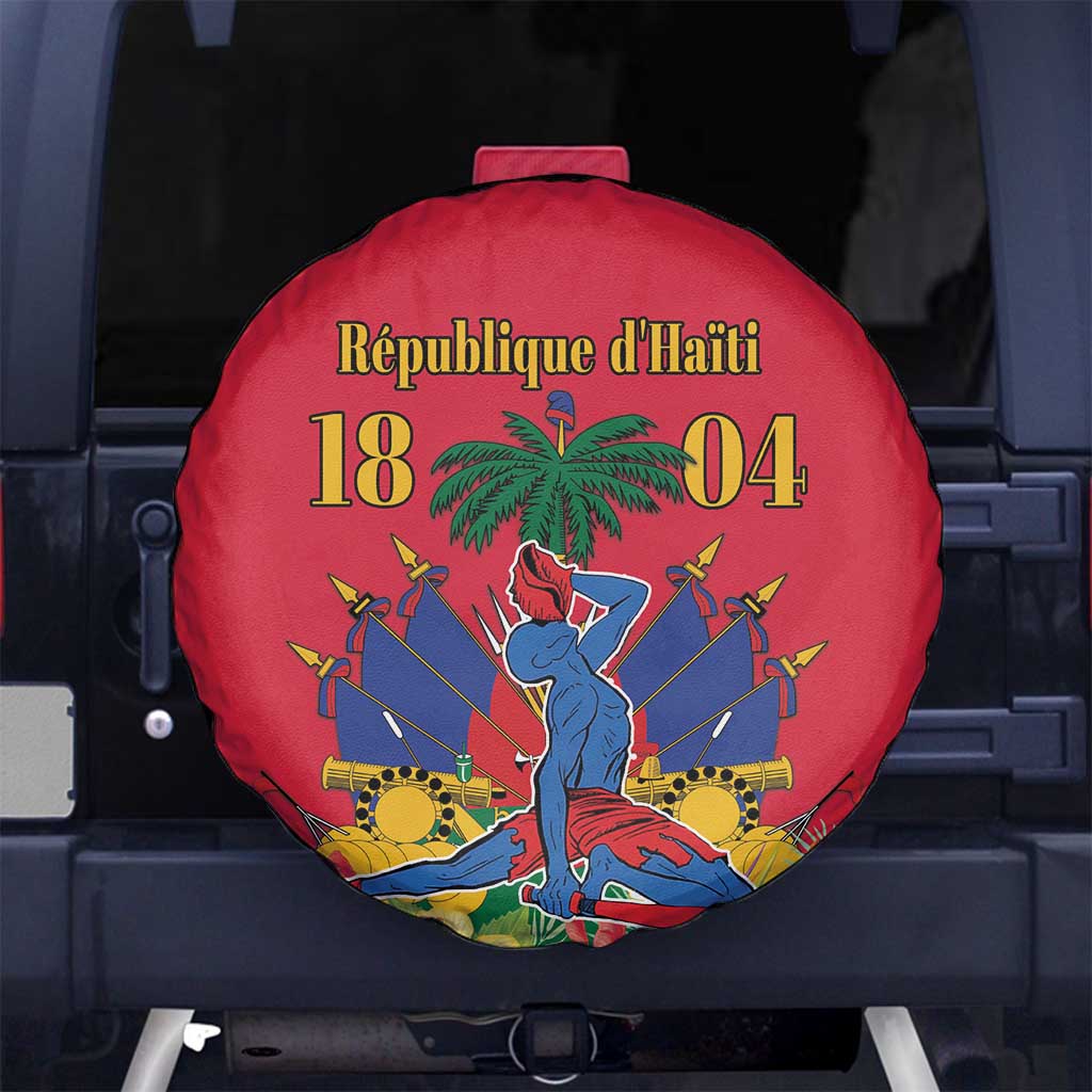 Haiti Independence Day Spare Tire Cover Le Marron Inconnu Unity Makes Strength - Wonder Print Shop