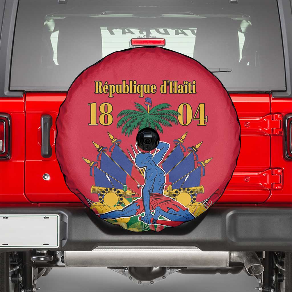 Haiti Independence Day Spare Tire Cover Le Marron Inconnu Unity Makes Strength - Wonder Print Shop