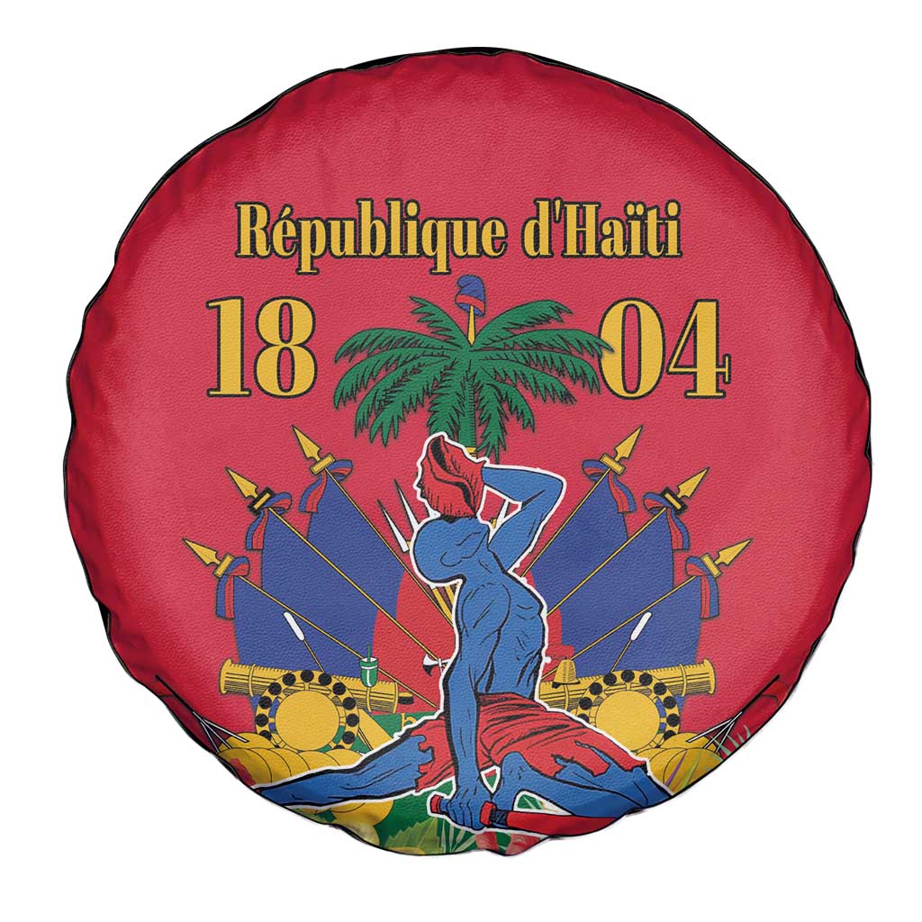 Haiti Independence Day Spare Tire Cover Le Marron Inconnu Unity Makes Strength - Wonder Print Shop