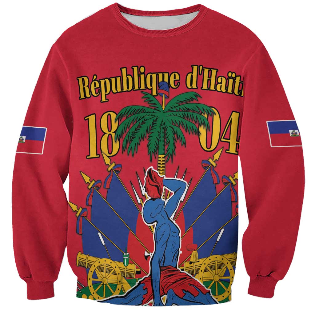 Haiti Independence Day Sweatshirt Le Marron Inconnu Unity Makes Strength - Wonder Print Shop